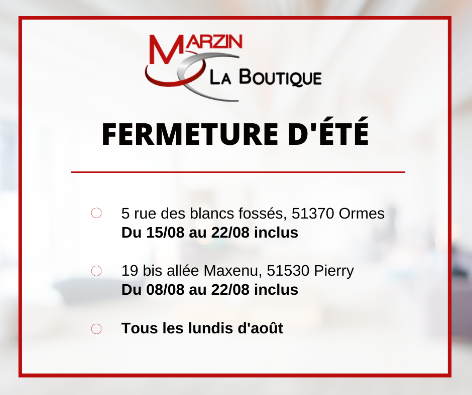 horaire de fermeture